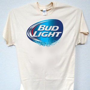 BUD LIGHT BEER LOGO, COOL, DRINK MENS TEE T-1851